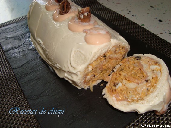 Receta de Brazo de gitano de marisco de chispi57 Receta de Brazo de gitano de marisco de chispi57