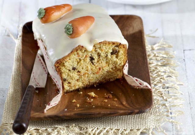 Receta de Tarta de zanahoria Tulipn