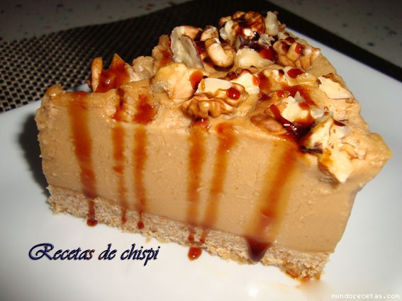 Receta de Tarta de caramelo y nueces de chispi57 Receta de Tarta de caramelo y nueces de chispi57