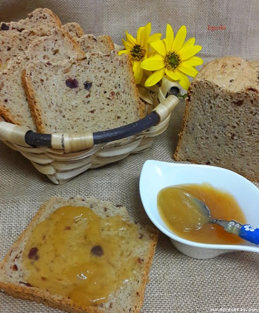 Receta de Pan de avena, arándanos y sésamo (Panificadora Silver Crest) Receta de Pan de avena, arándanos y sésamo (Panificadora Silver Crest)