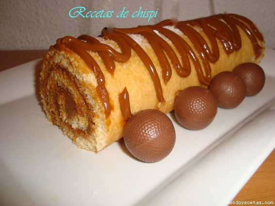 Receta de Brazo de gitano con dulce de leche de chispi57 Receta de Brazo de gitano con dulce de leche de chispi57