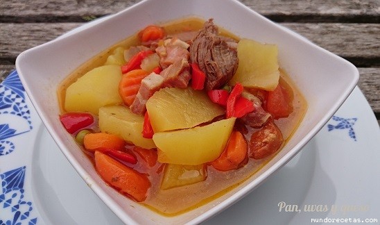 Receta de Patatas a la asturiana Receta de Patatas a la asturiana