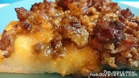 Receta de Pizza de carne con base de puré de patata Receta de Pizza de carne con base de puré de patata