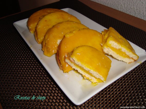 Receta de Medias lunas con crema de yema de chispi57 Receta de Medias lunas con crema de yema de chispi57