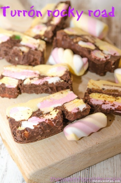 Receta de Turrn rocky road